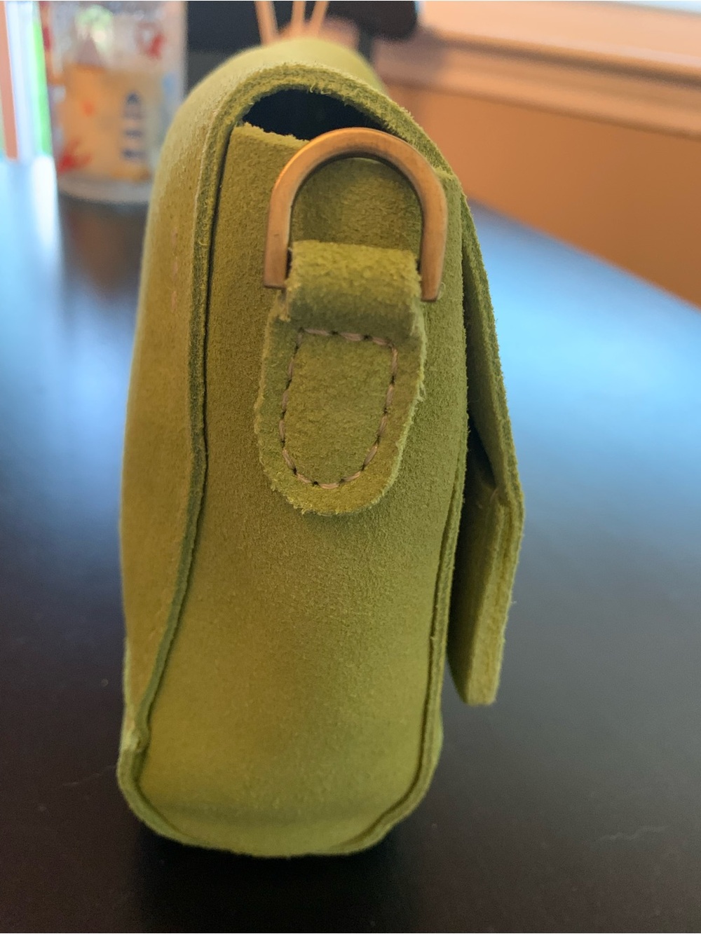 Portland Leather Goods Medium Metro--LIME - Picture 6 of 13